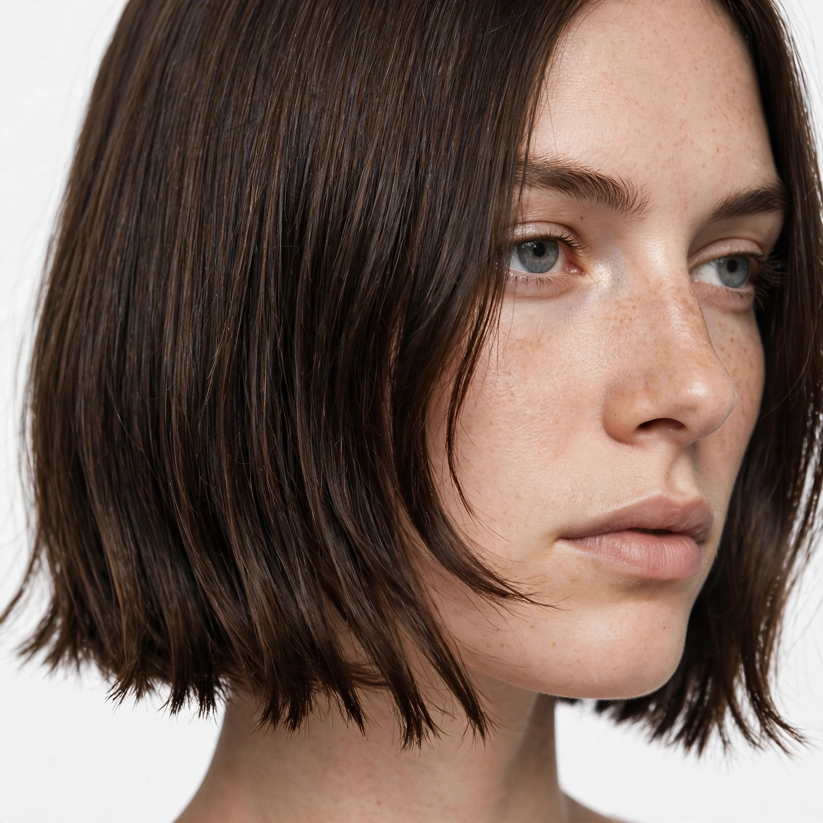 Blunt Bob with Point-Cut Ends